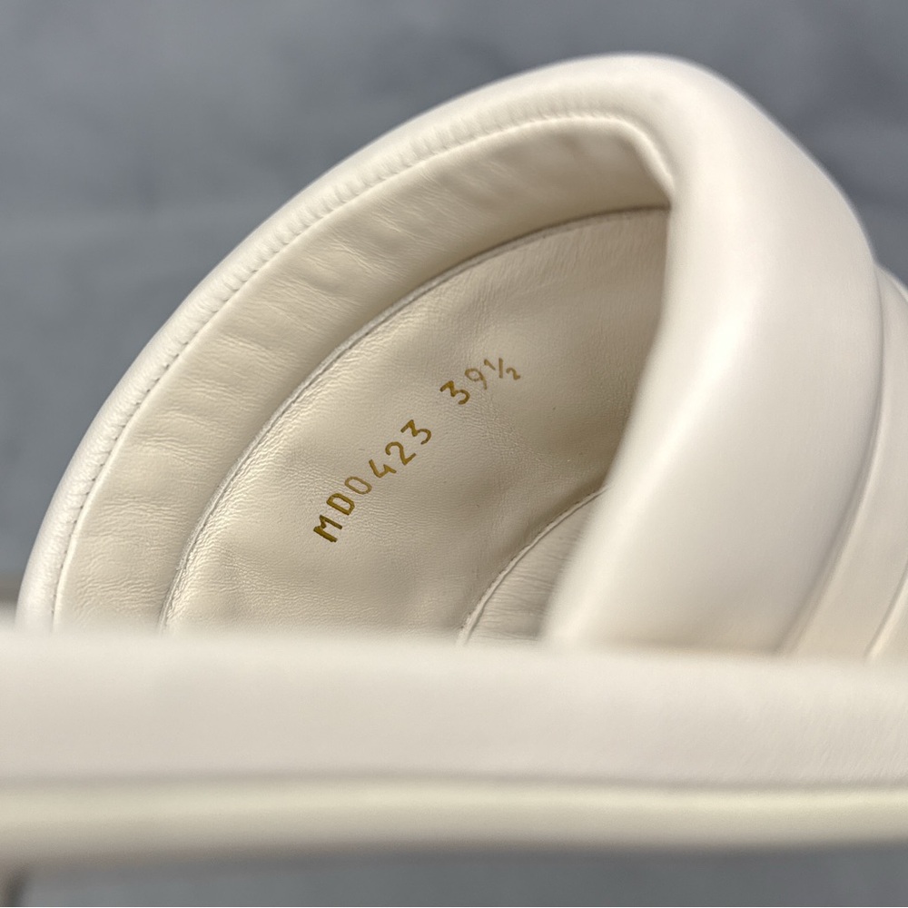 Christian Dior Every-D Logo Lambskin Leather Flat Slide Mule Sandal Shoes 39.5 - Picture 10 of 12